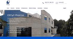 Desktop Screenshot of cecycpharma.com